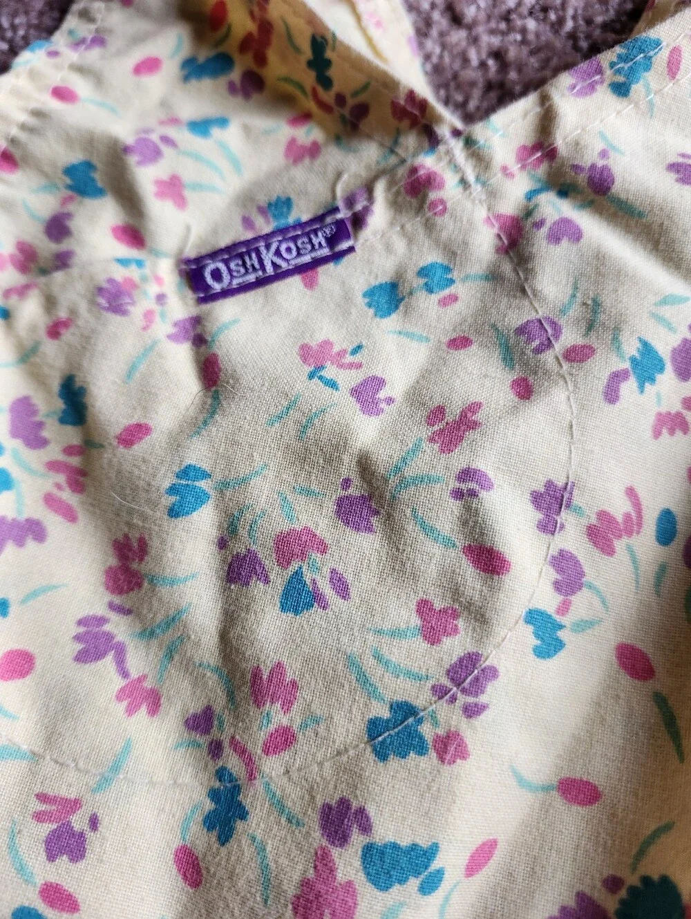 Vintage OshKosh B’gosh Floral Shortalls – Girls Size 6